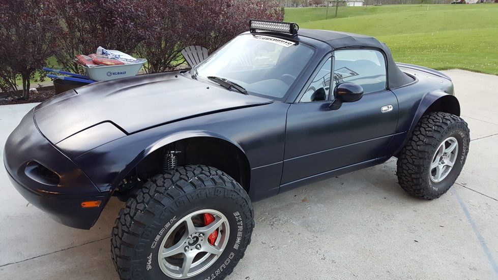 First clean finished exterior view of the Offroadster