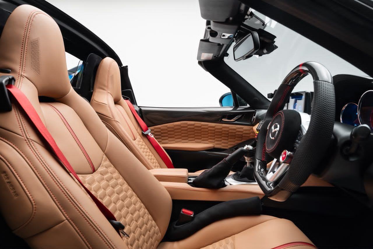 Wide studio view of Simba's custom interior