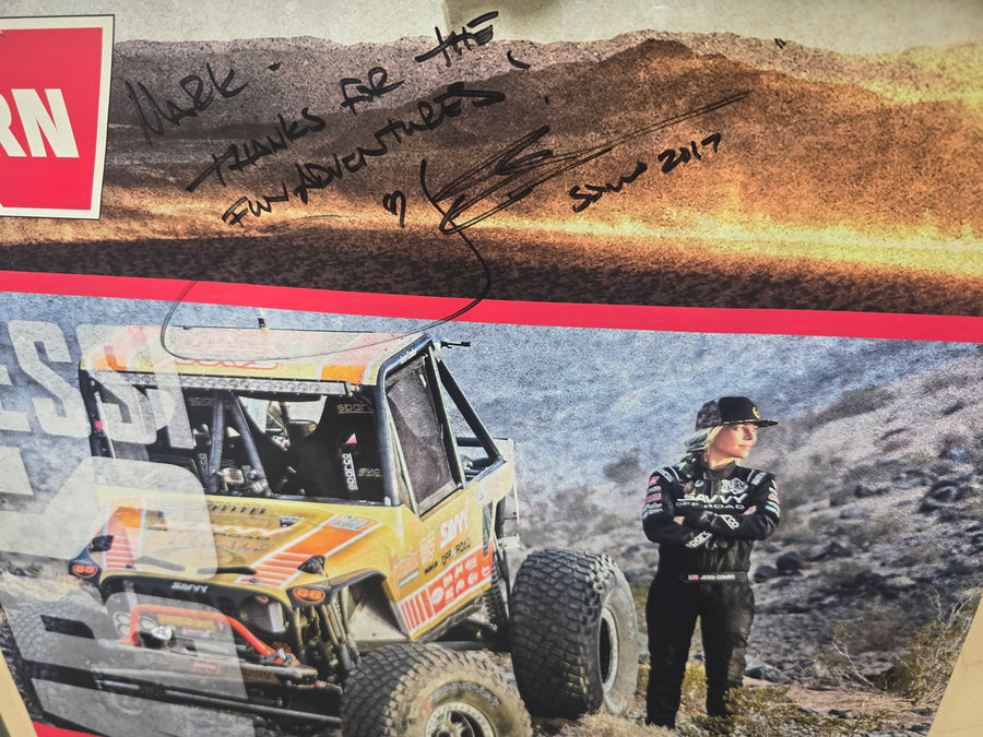Signed SEMA 2017 photo of Jessi Combs