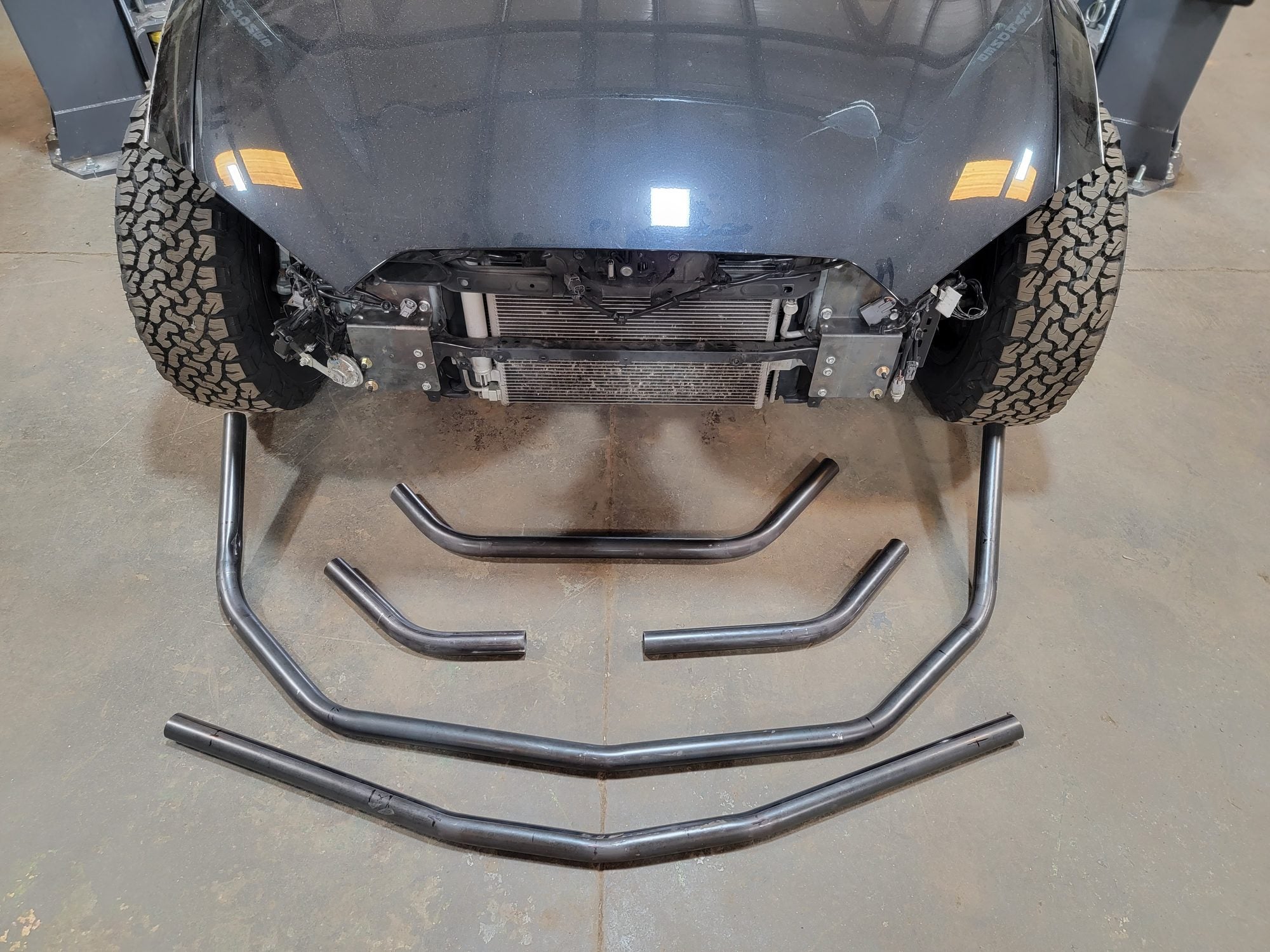 Beachster bumper tube layout