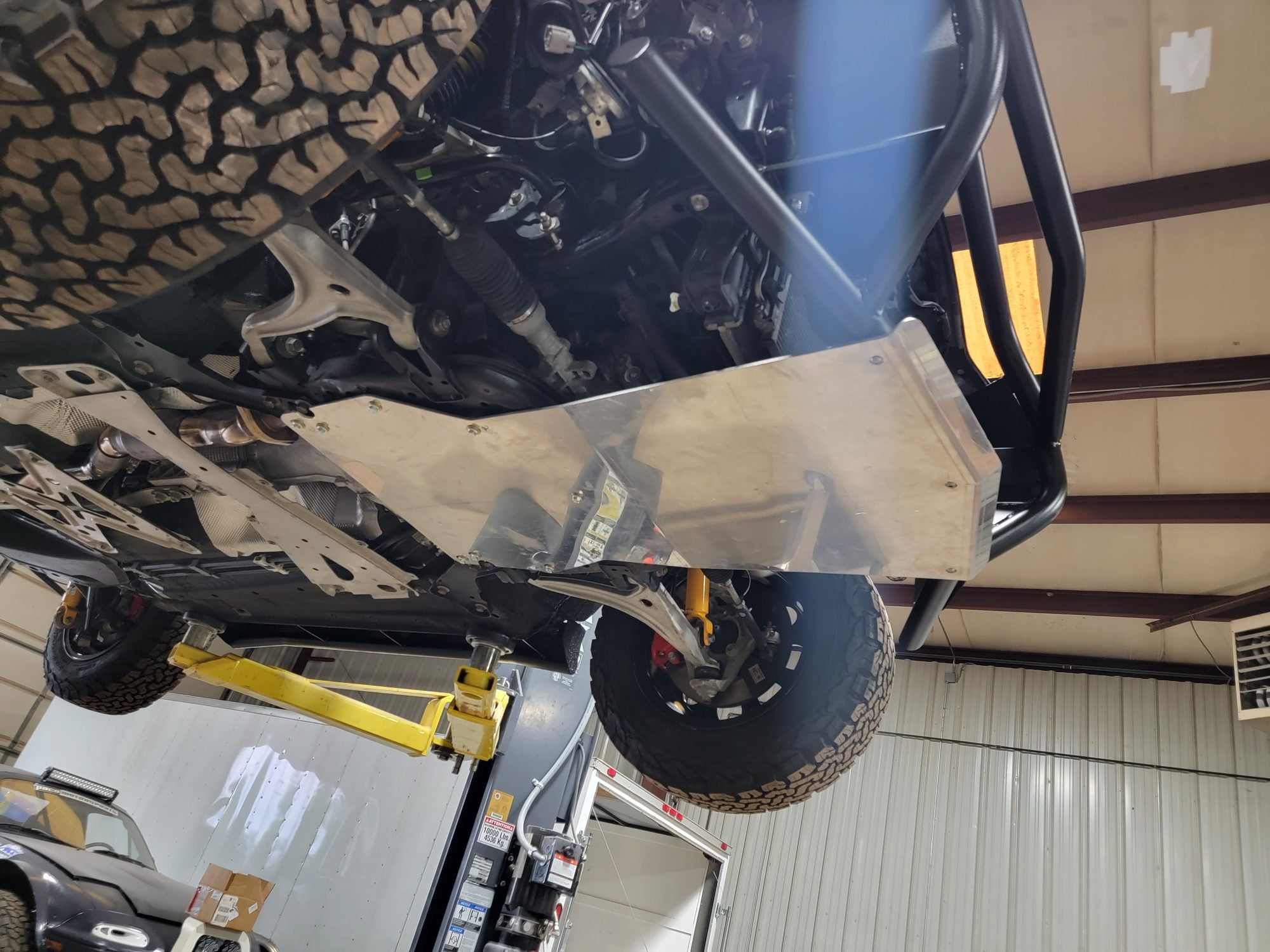Beachster skid plate and underbody protection