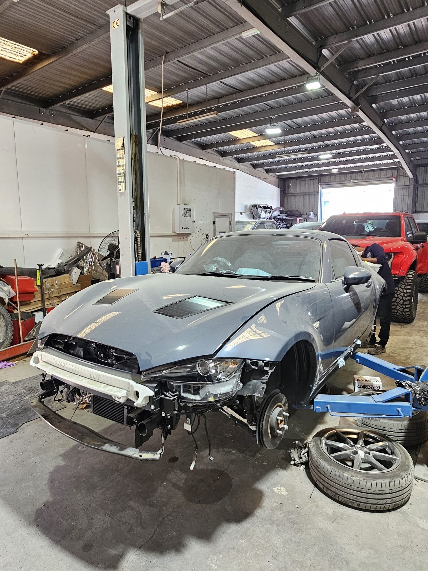 The Mazda MX-5 RF donor vehicle that became Simba